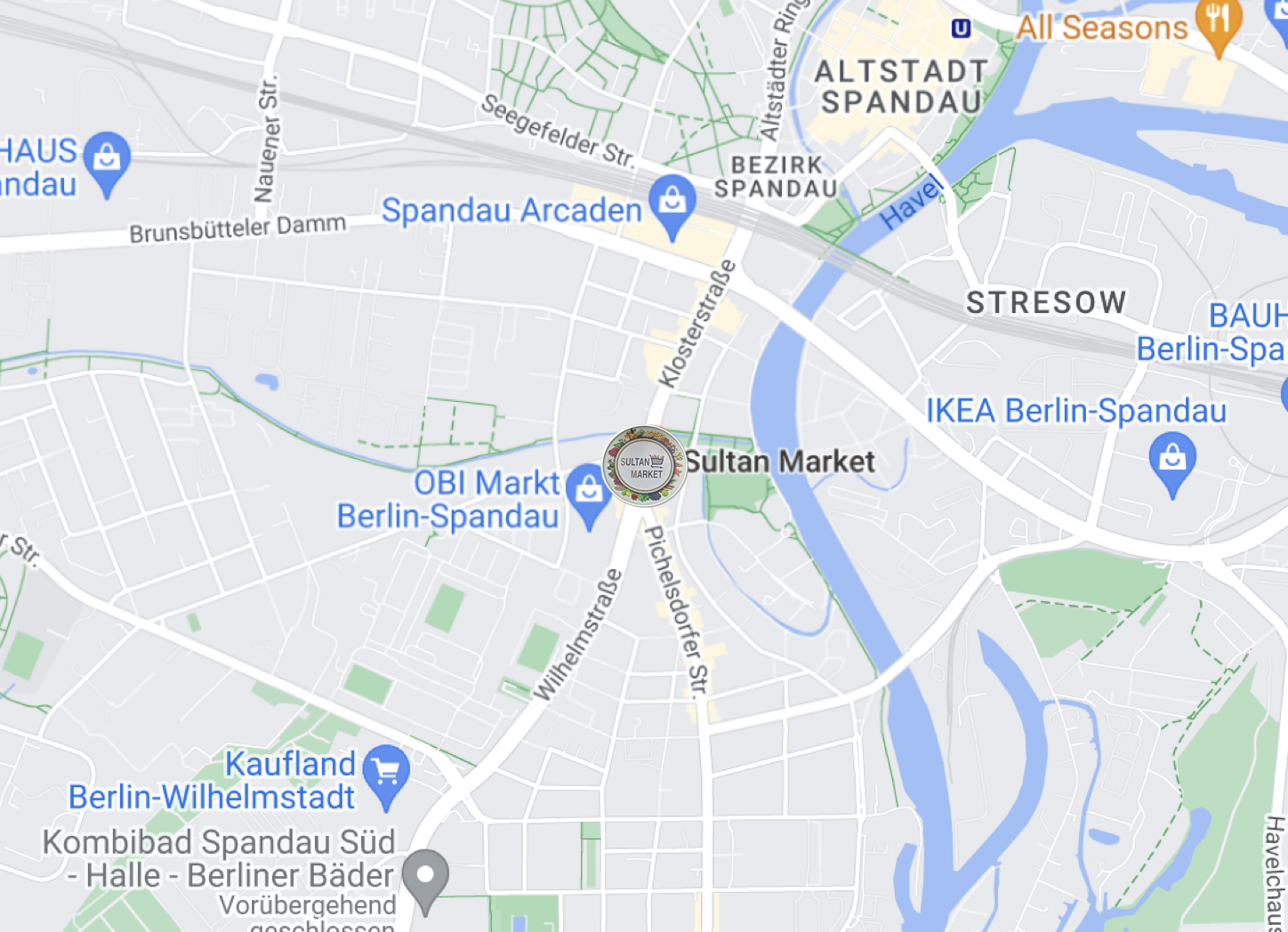 Sultan Market Location